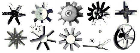 Industrial and commerical axial fan ventilators