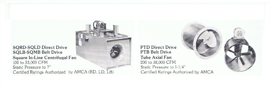 Inline fan ventilator
