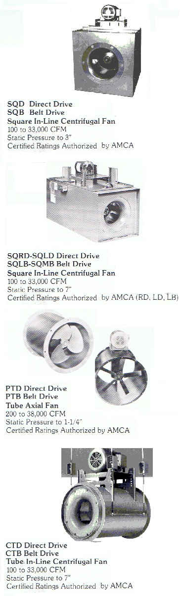 In-line fan blower