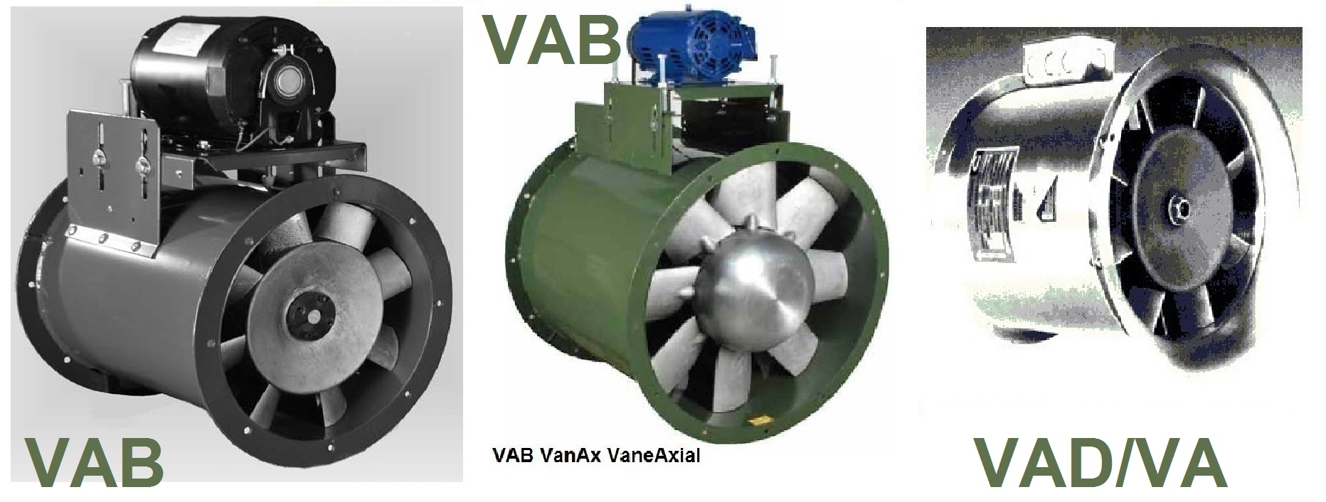 Vaneaxial fan