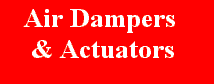 Sale of air dampers,valves with electric, pneumatic modulating actuators.