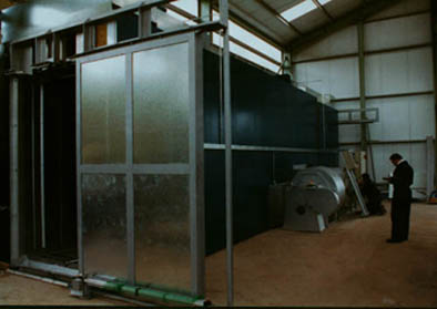 Industrial oven air circulation fans blowers