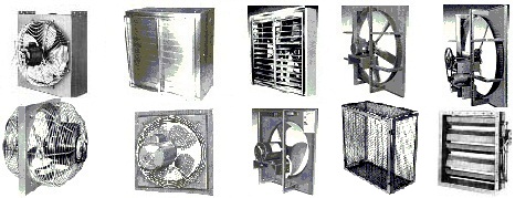 Industrial axial fans and ventilators